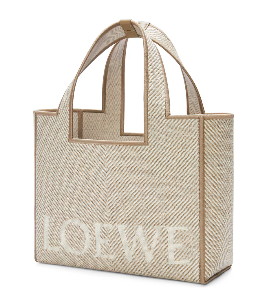 Small Canvas Font Tote Bag | Harrods