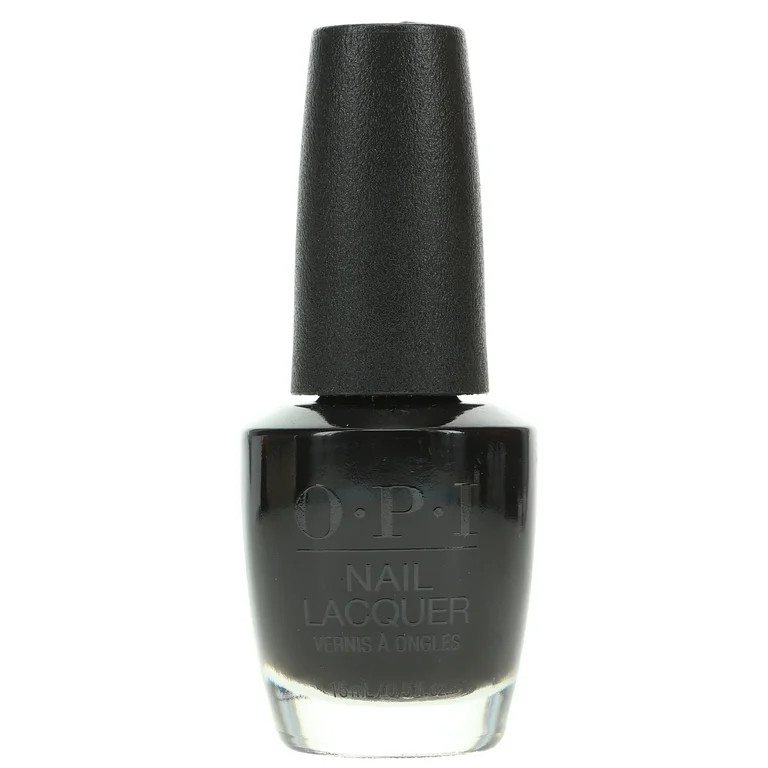 OPI Nail Lacquer, Black Onyx, Nail Polish, 0.5 fl oz | Walmart (US)