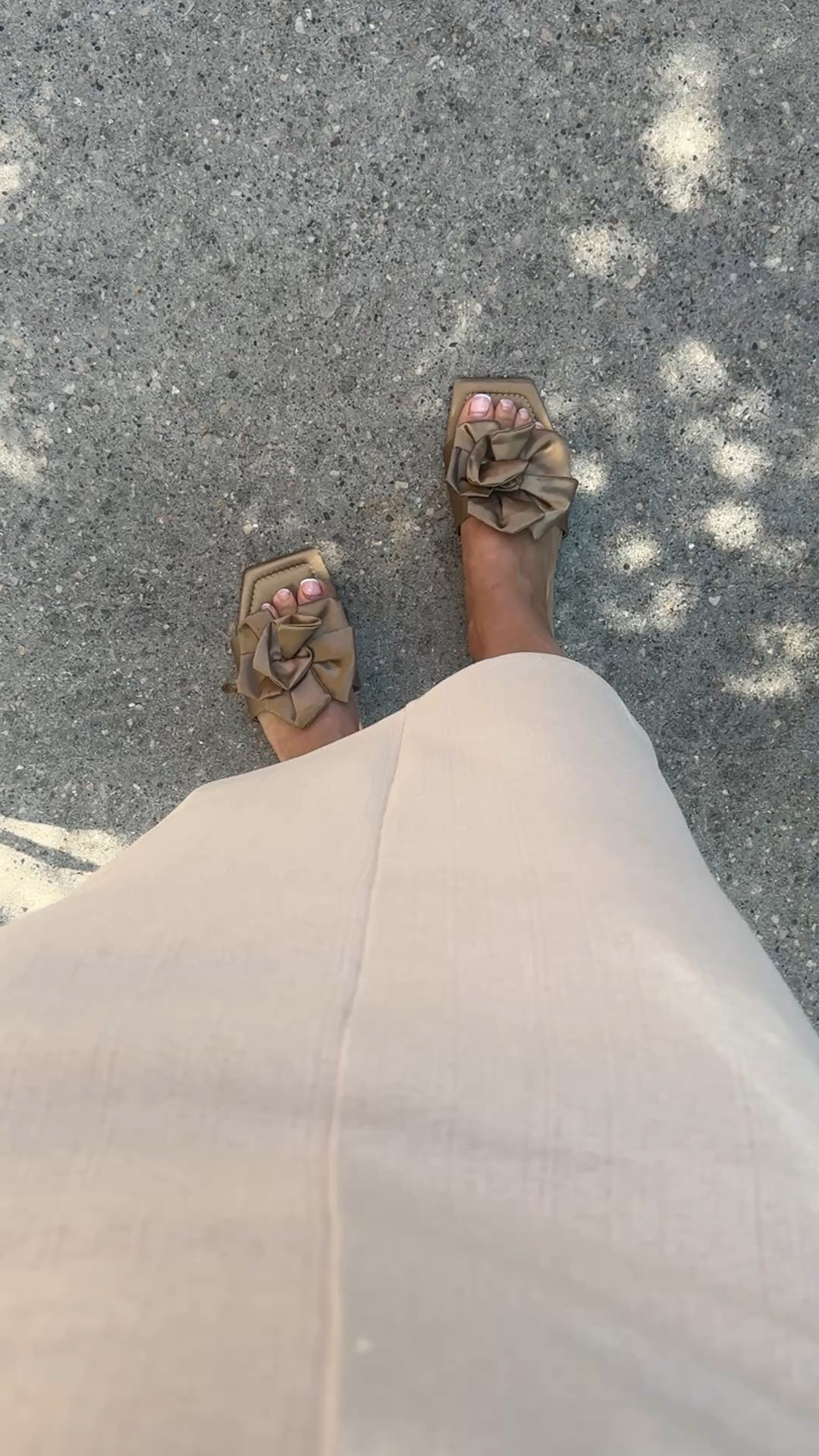 Sandals with Classic Dress 

#LTKMidsize #LTKParties