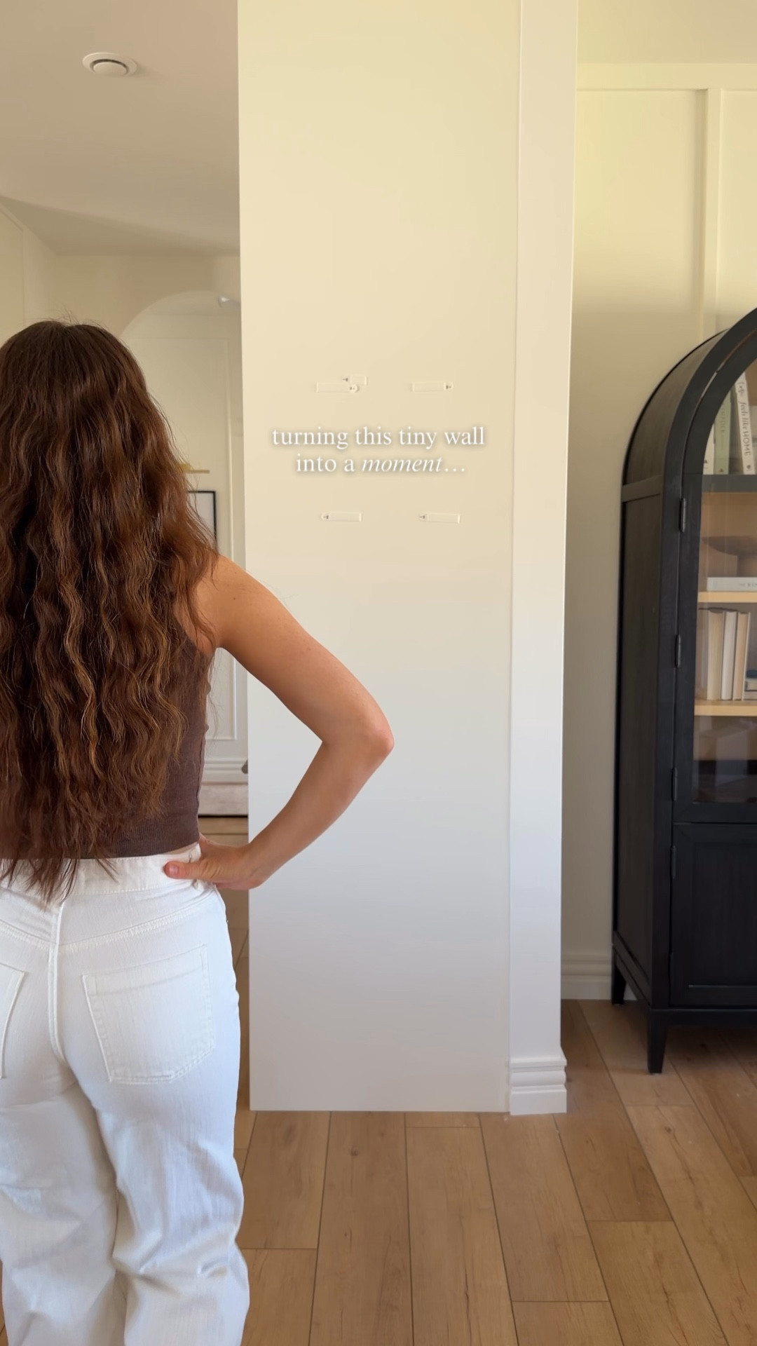 if you have a small blank wall in your kitchen… do this simple trick

start with something functional — a hook or small rack for an apron, towel, anything you’ll actually use
then layer in a small stool or piece below, and soften it with some stems

it’s nothing complicated, but it makes the space feel so much more intentional

I didn’t want to drill into the cupboard, so I used command strips to hang the rack and they worked perfectly



#LTKcanada #LTKsale #LTKhome