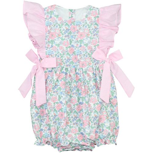 Pink And Blue Liberty Floral Bow Bubble - Shipping Mid March | Cecil and Lou