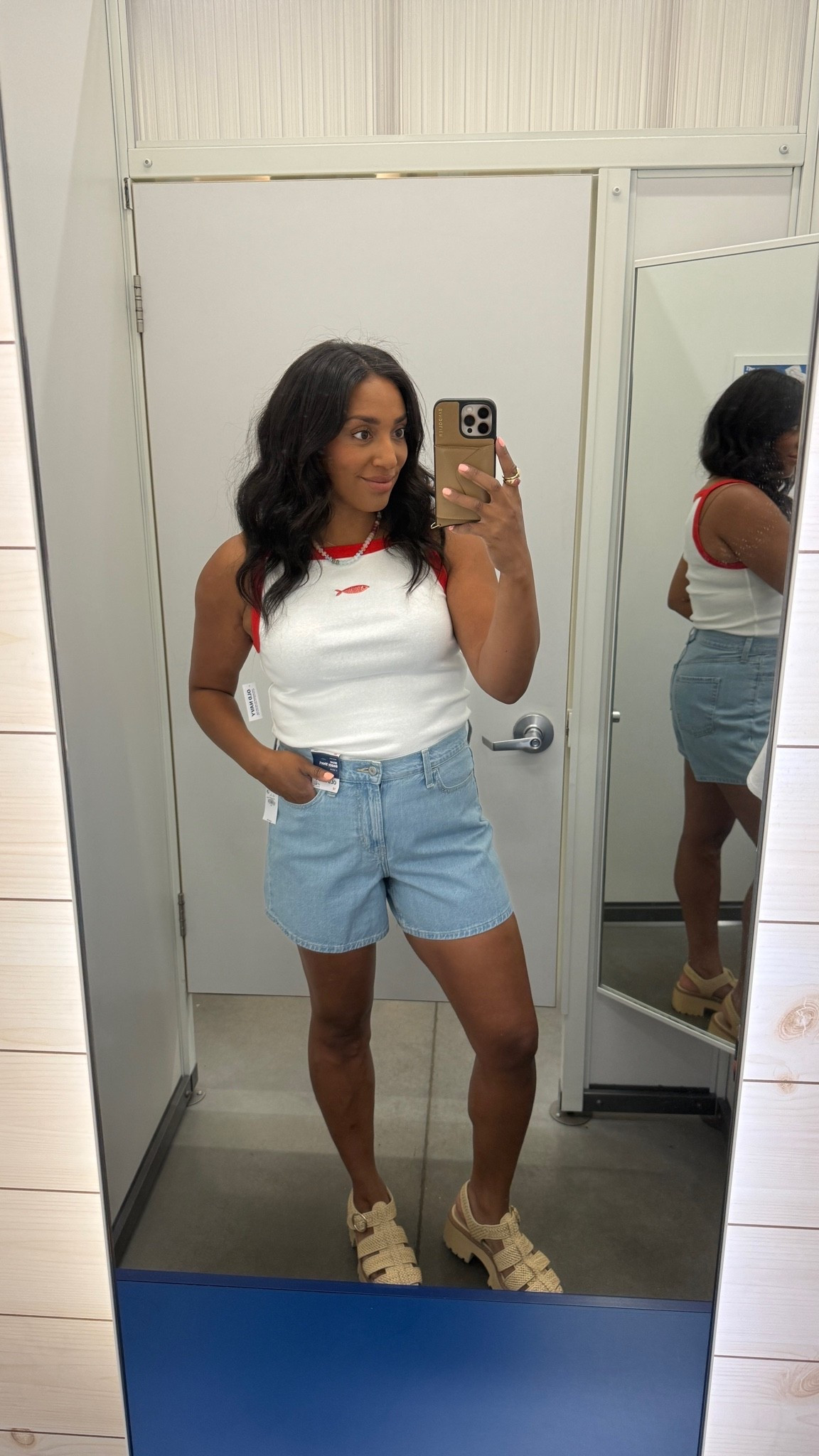Size L in tank, 10 in shorts! Both 50% off at Old Navy!

#LTKootd #LTKSaleAlert #LTKMidsize