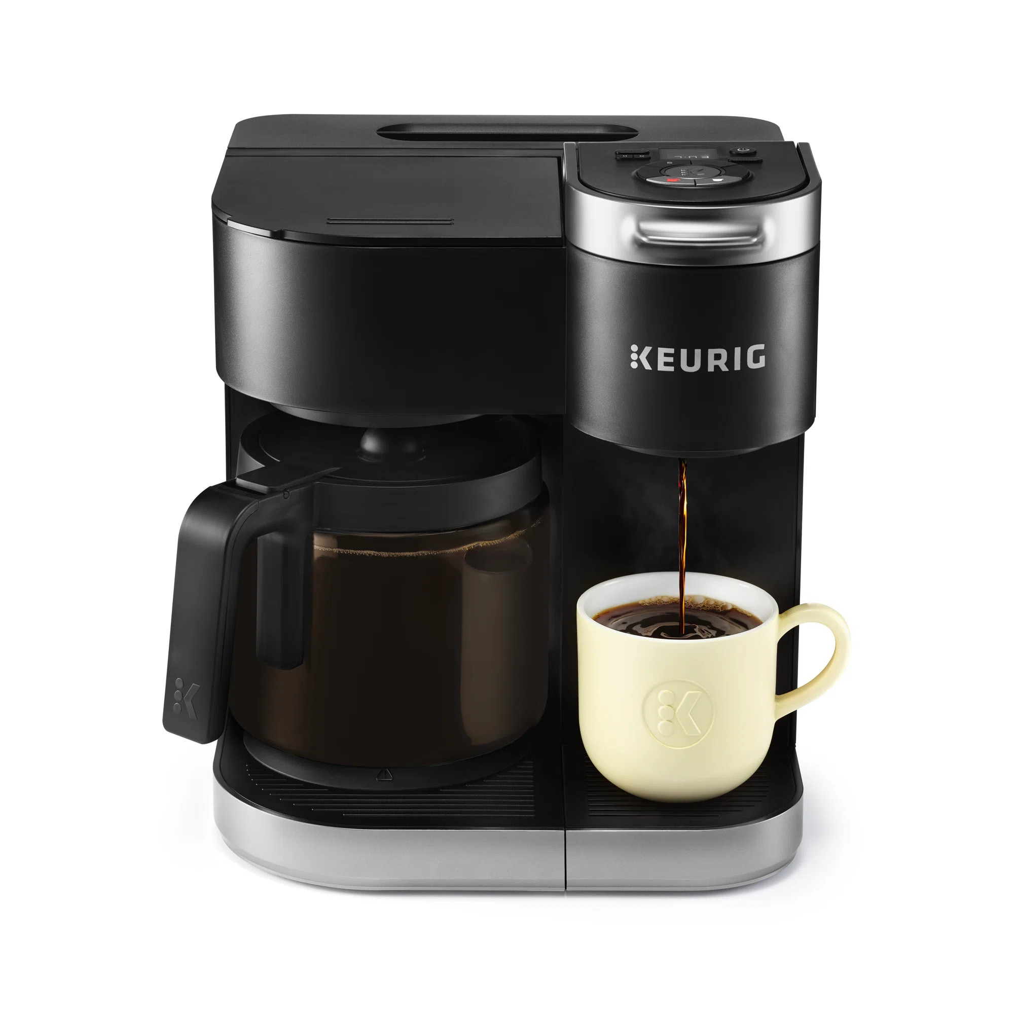 Keurig Keurig K-Duo Coffee Maker, with Single-Serve K-Cup Pod, and 12 Cup Carafe Brewer | Wayfair | Wayfair North America