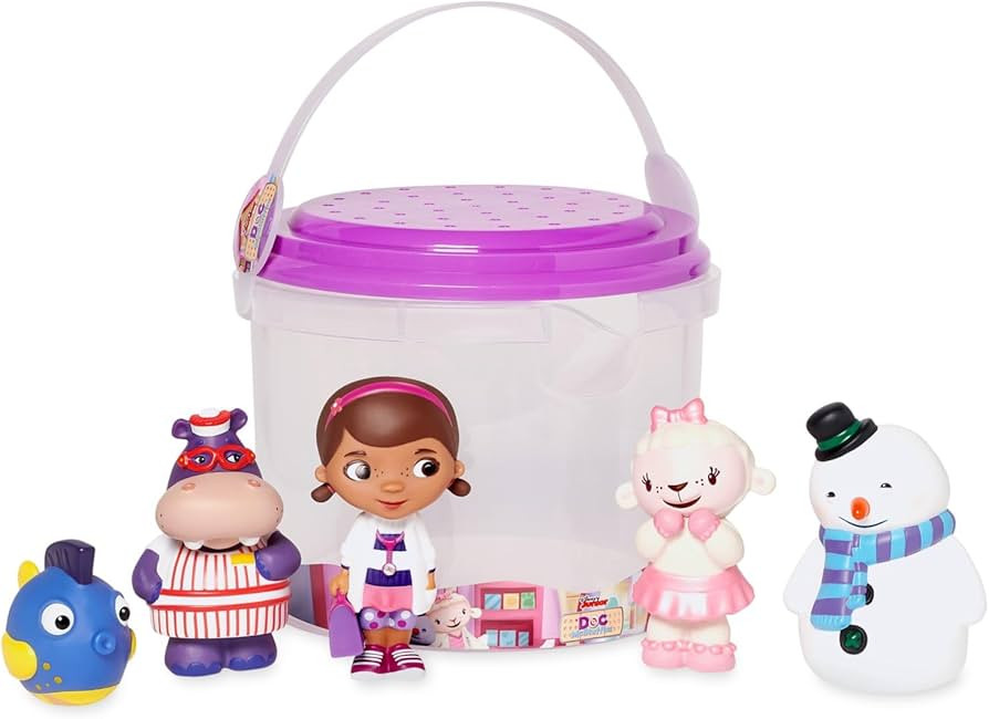 Disney Store Official Bath Set (Doc McStuffins) - Kids Bath Accessories with Beloved Disney Chara... | Amazon (US)
