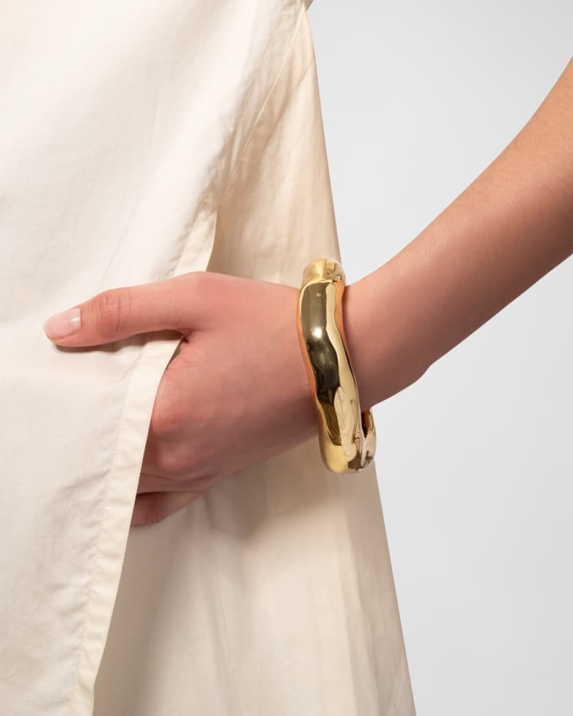 Wide Molten Bangle, Size Small | Neiman Marcus