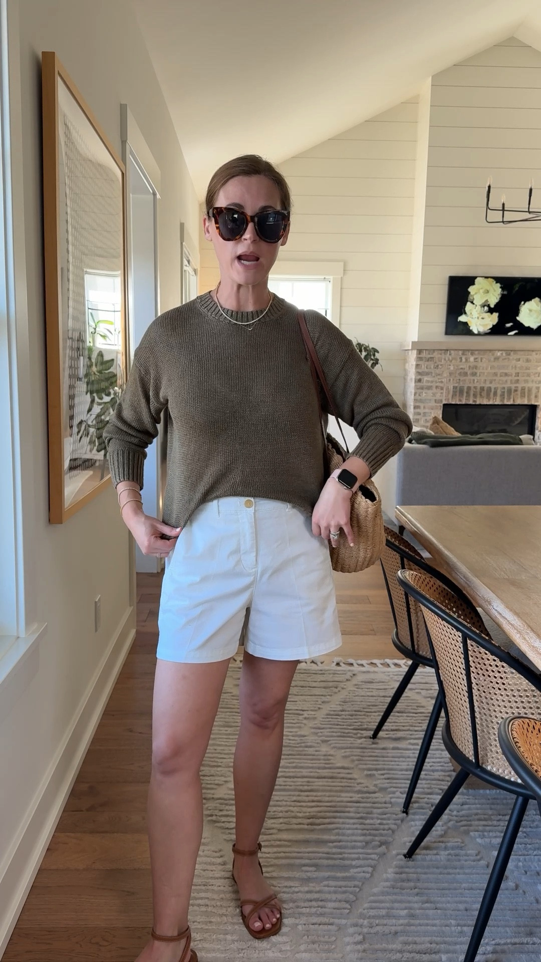 Sweater size XS
Shorts size 2

#LTKgrwm #LTKdayinmylife #LTKootd