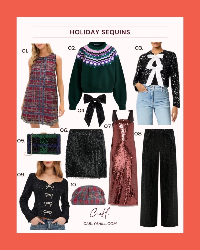 Holiday sequin outfits 

#LTKHoliday