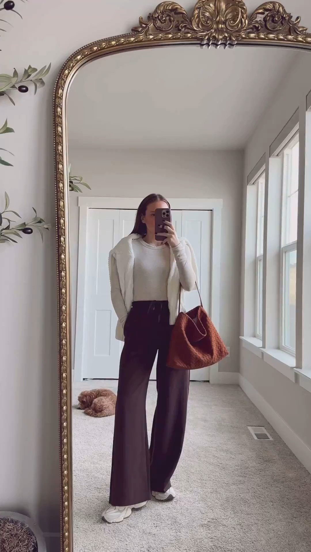 The aritzia lodge pants are on sale! I am so obsessed with these and have been wearing them with anything and everything! A bit of a splurge, but cost per wear is worth it! They don’t wrinkle and would be amazing for the classroom! Wearing a size small

Aritzia pants | casual outfit | what I’m wearing | brown pants 

#LTKStyleTip