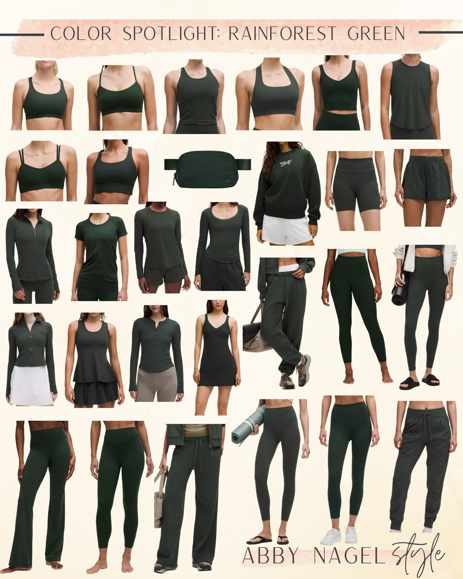 A deep green for autumn and winter. Especially great for blue autumn and furnished winter.

#LTKActive #LTKFindsUnder100 #LTKStyleTip