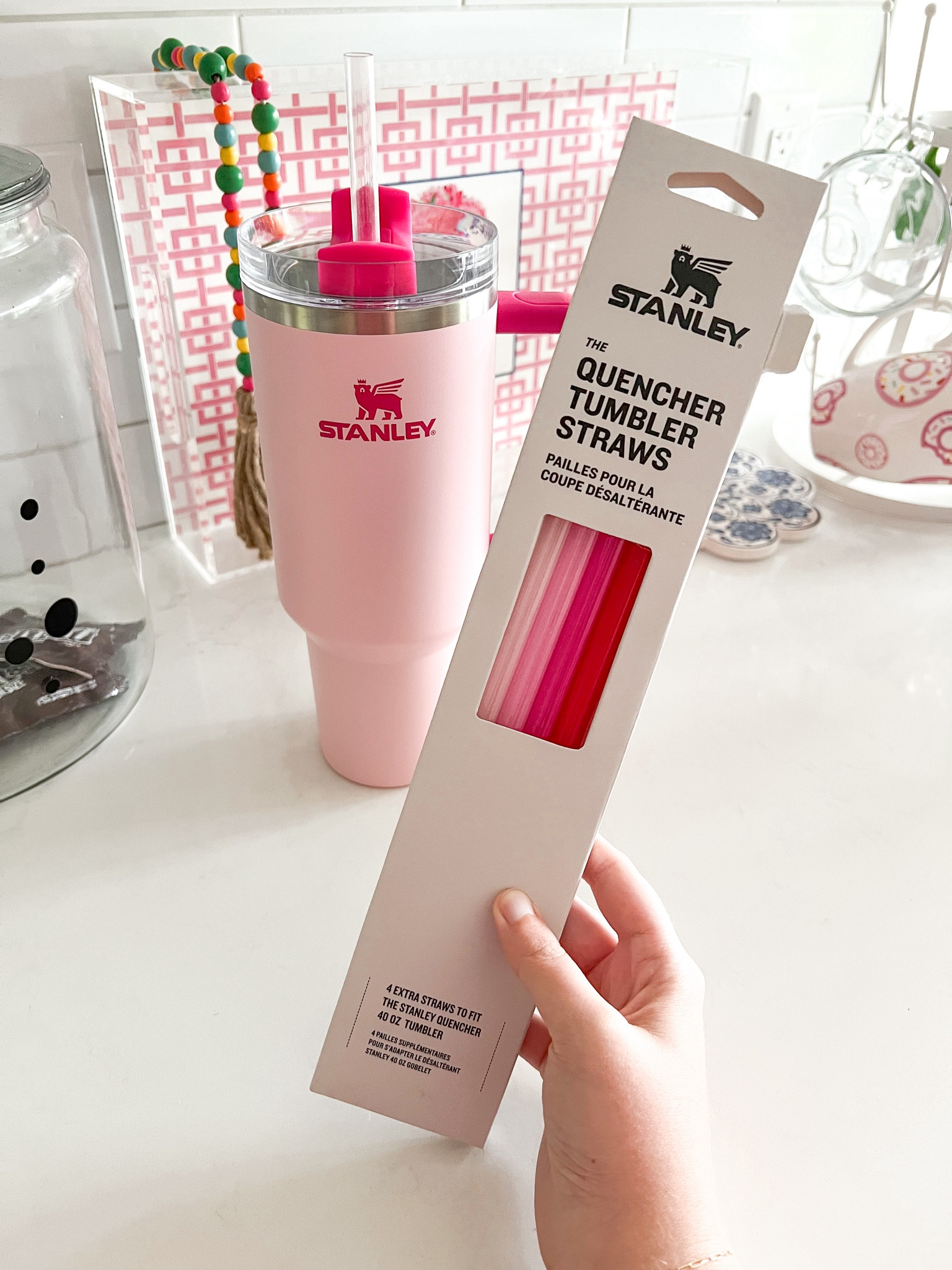 pink stanley straws for my flamingo 40 oz 🩷

#LTKHome #LTKBacktoSchool