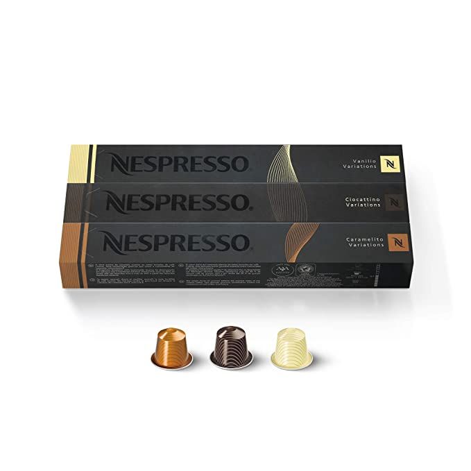 Nespresso Capsules OriginalLine , Flavored Variety Pack, Medium Roast Coffee, 30 Count Coffee Pod... | Amazon (US)