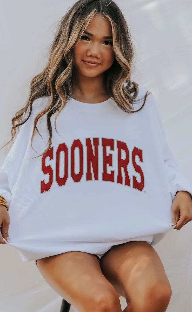 charlie southern: ou boomer sooner corded sweatshirt | RIFFRAFF