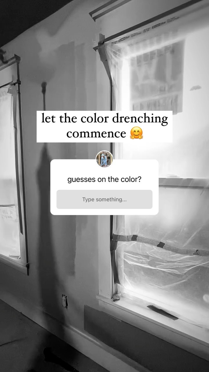 let the color drenching commence 🤗