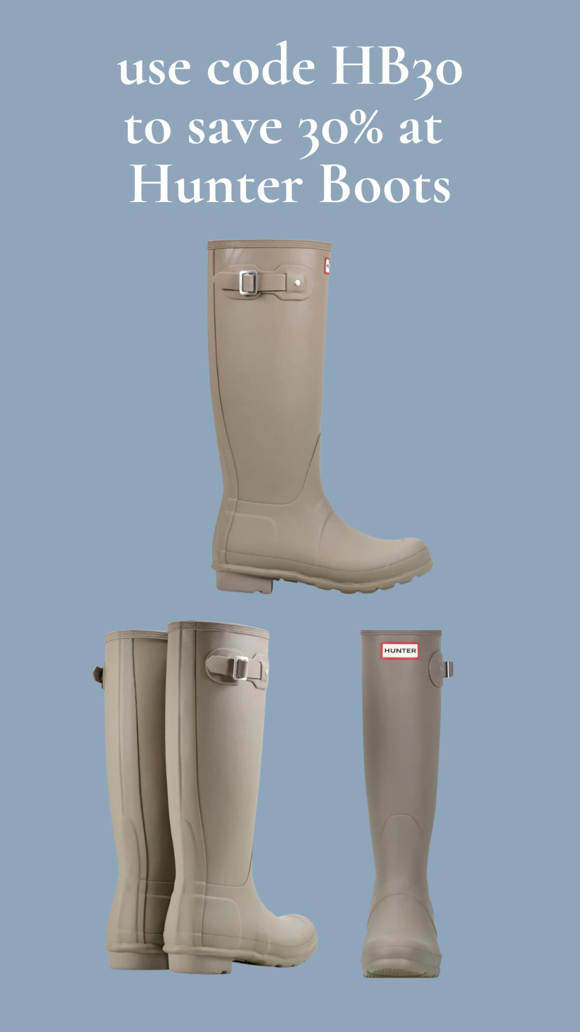 Save 30% at Hunter Boots with code HB30

#LTKSaleAlert #LTKFamily #LTKStyleTip