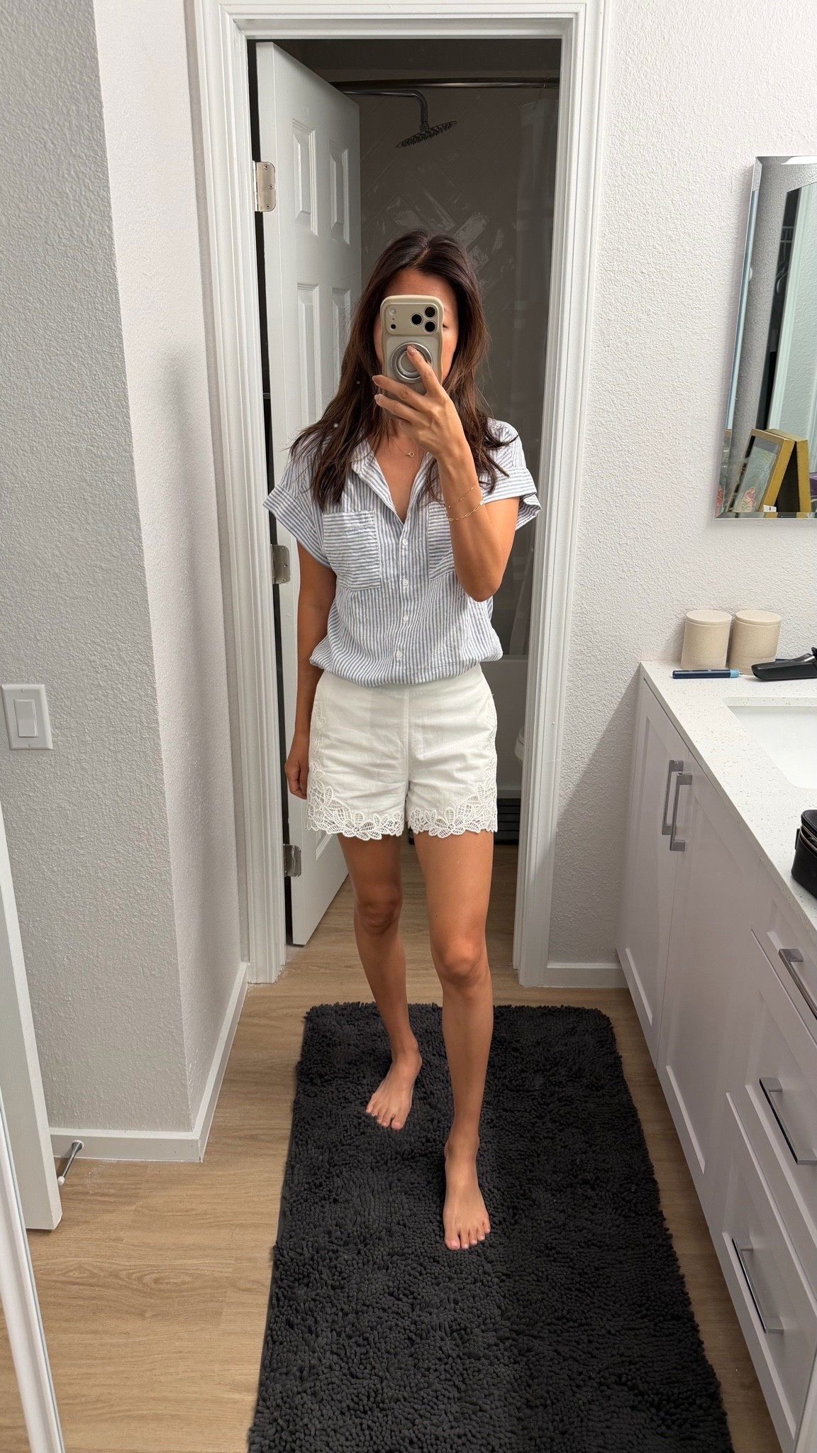 Love these eyelet shorts and sun a fun color and pattern too

#LTKSaleAlert #LTKgrwm #LTKootd