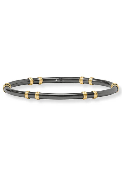 Tribeca Mixed Metal Stacking Bangle Bracelet | The Willow Tree