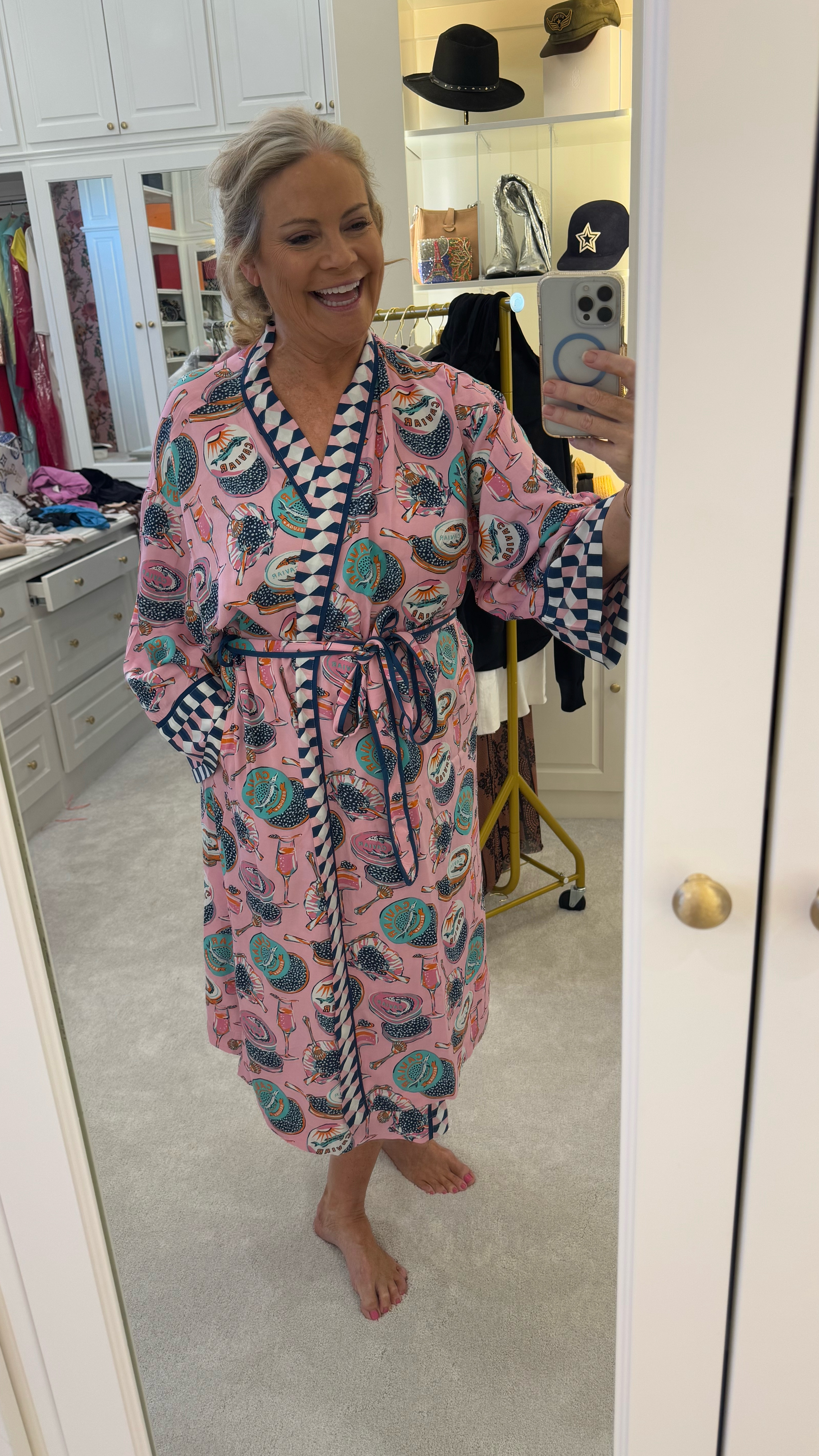 The perfect robe.  Women’s robe. Caviar robe.  Pink robe. Cute robe. I’m obsessed  

#LTKOver40 #LTKGiftGuide #LTKSaleAlert