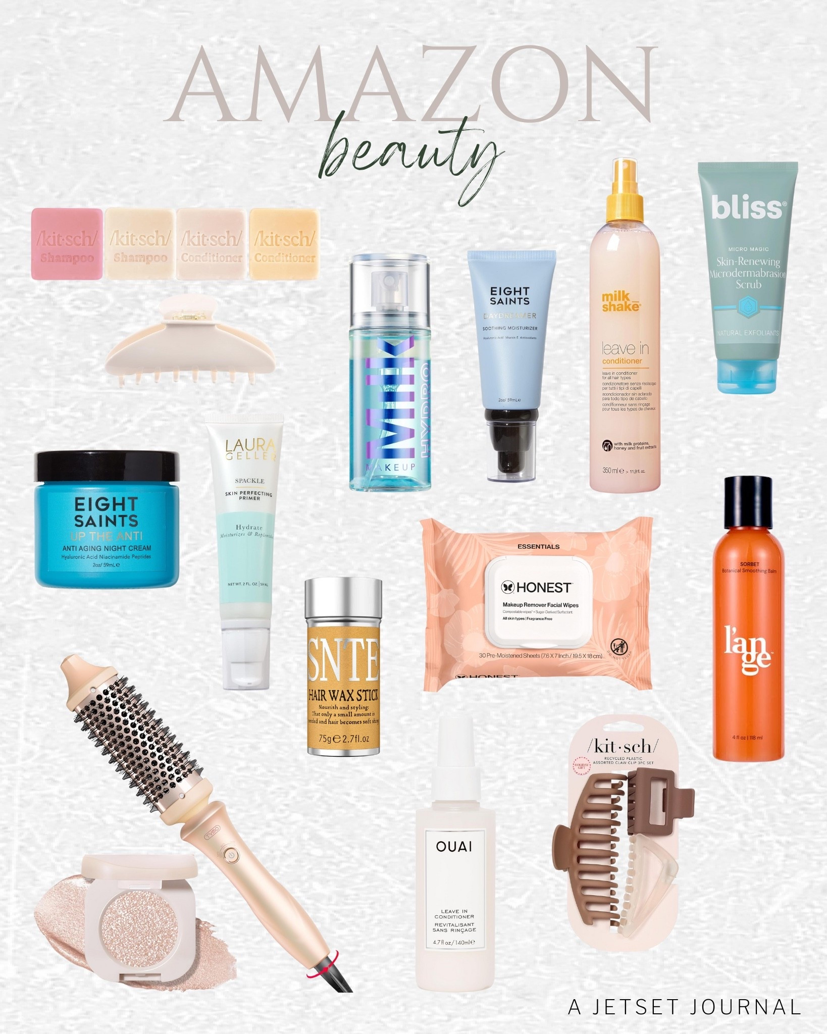 Must have hair and skin products to add to your cart now!
milk makeup, kitsch conditioner, milkshake leave in conditioner, ouai, laura geller primer, eight saints night cream, fall beauty, fall makeup, beauty must have, beauty finds, transitional season, amazon beauty, affordable finds, amazon favorite

#LTKFindsUnder50 #LTKSeasonal #LTKU