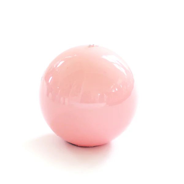 Lacquer Sphere Candle, Rose Pink | The Avenue