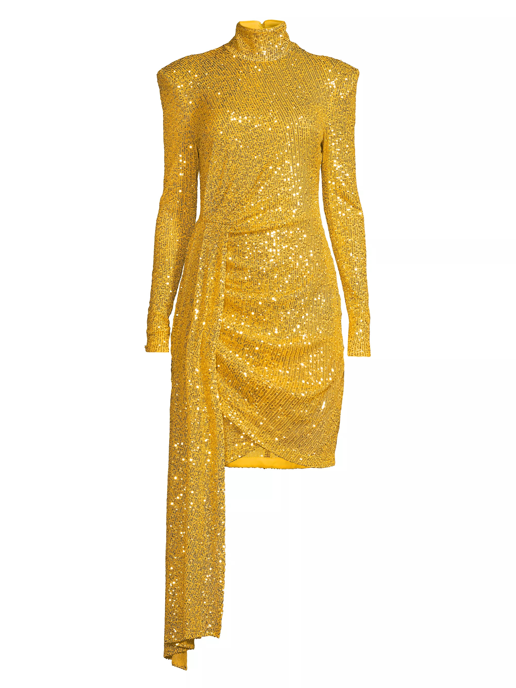 Sequined Mockneck Mini Dress | Saks Fifth Avenue