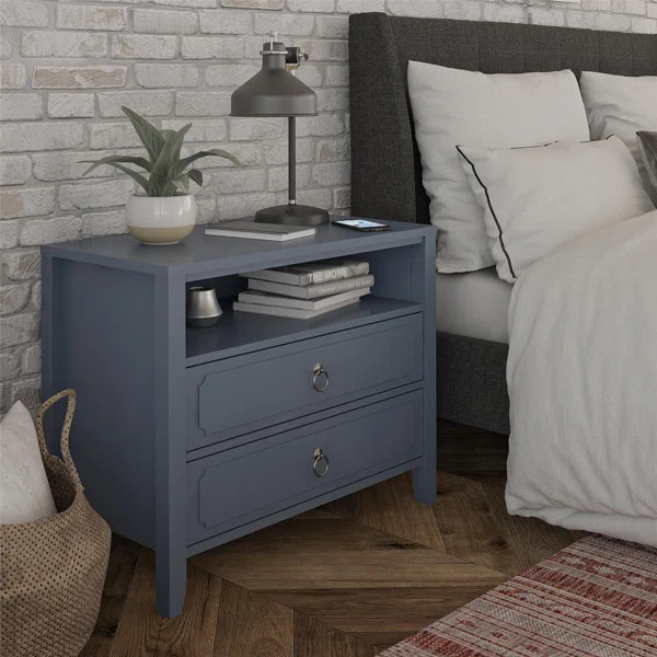 Blue Her Majesty 2 - Drawer Nightstand | Wayfair North America