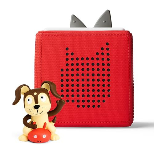 Toniebox 1 Audio Player Starter Set with Playtime Puppy - Listen, Learn, and Play with One Huggable Little Box - Red | Amazon (US)