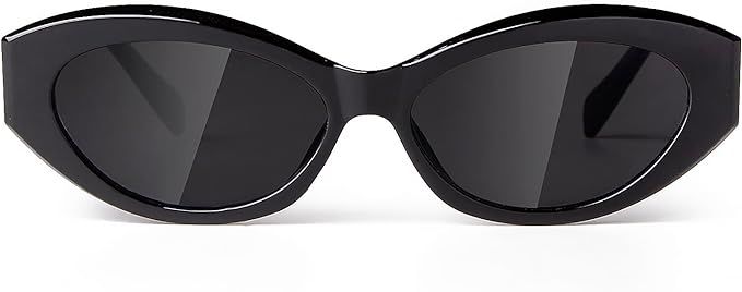 SORVINO Retro Oval Sunglasses for Women Men Trendy Cat Eye Sunnies Fashion Shades | Amazon (US)