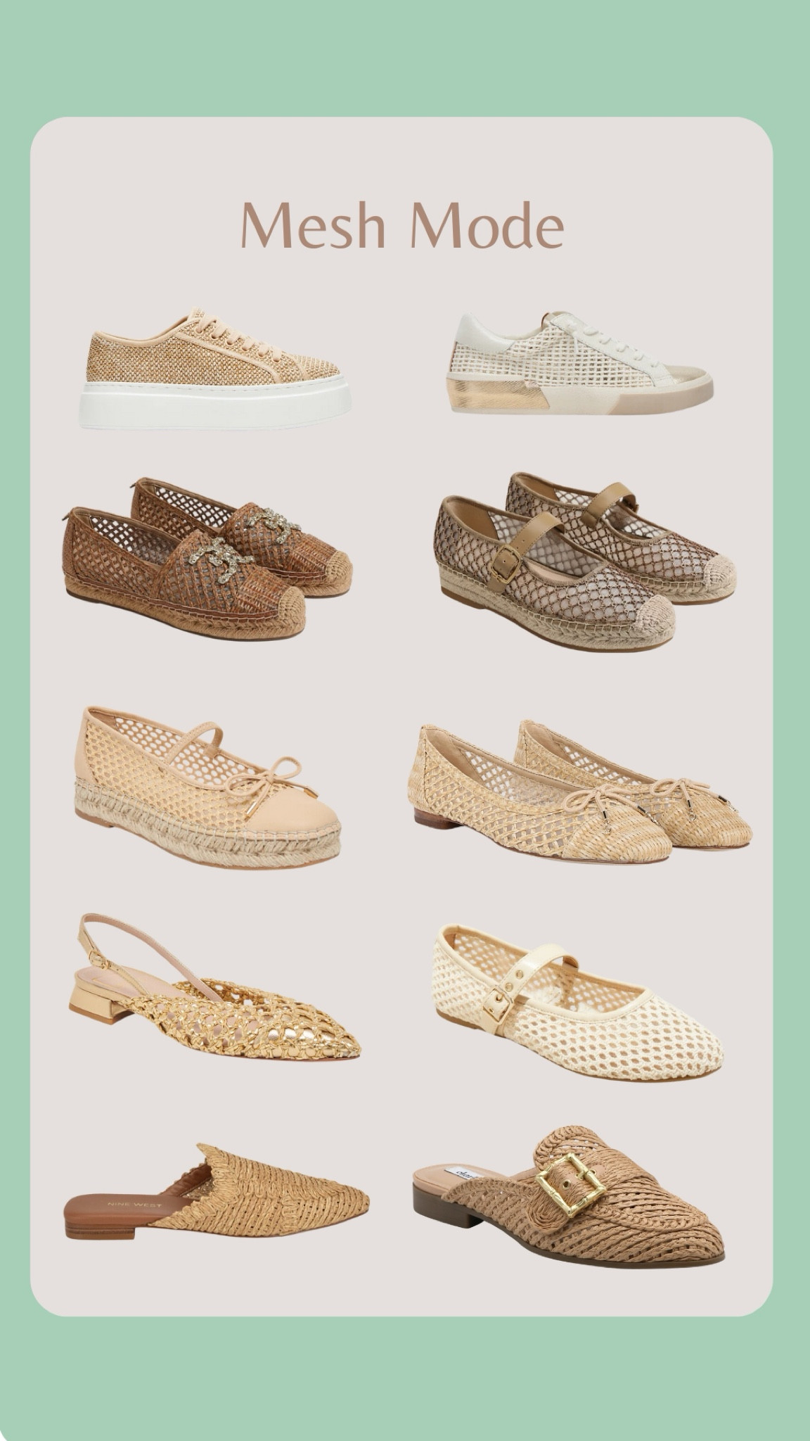 Such adorable shoes I want every pair! 🤍

I love the mesh/woven look it adds so much texture to your outfit  

#LTKMostLoved #LTKTravel #LTKShoeCrush