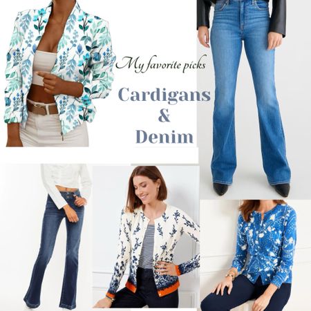 Denim jeans and cardigan sweaters are perfect for layering with tanks tops as your base layer and great transition outfits for Spring. Some gorgeous floral styles are here and are just so pretty! Many of these items are on sale now too!

#jeans #denim #denimjeans #traveloutfit #easter #eastersweaters

#LTKSeasonal #LTKfindsunder50 #LTKstyletip