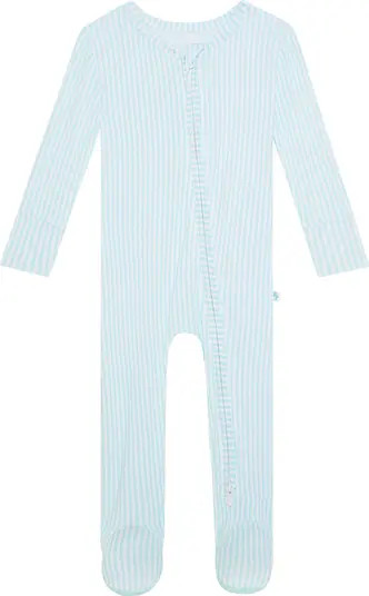 Pinstripe Fitted Footie Pajamas | Nordstrom