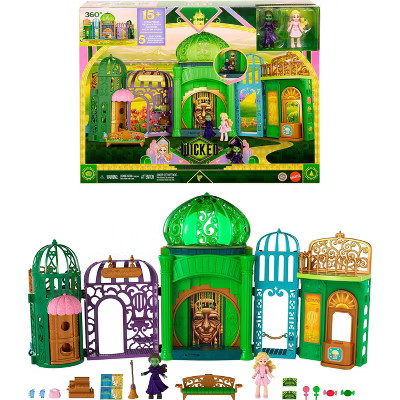 Universal Pictures’ Wicked Emerald City Small Doll Playset with 5 Play Spaces & 15 Accessories | Target