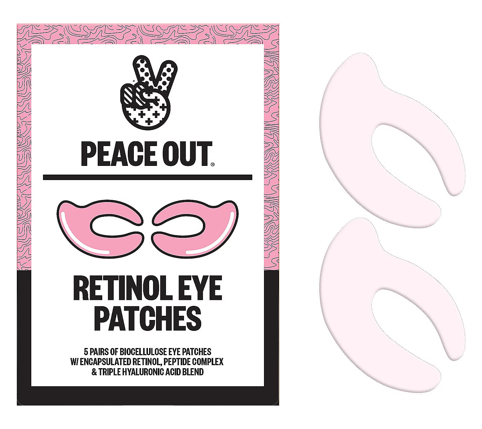 Peace Out Retinol Eye Lift Patches | QVC