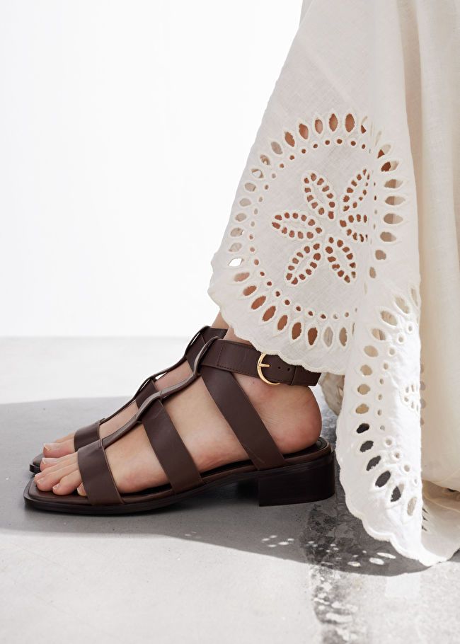 Ankle-Strap Leather Sandals | & Other Stories (EU + UK)