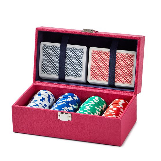 Leather Poker Set | Mark and Graham