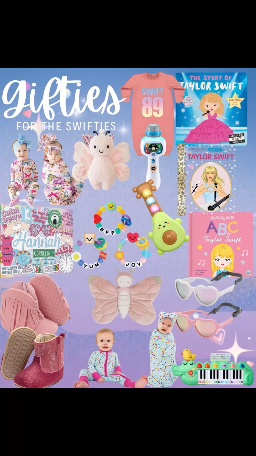 Gifties for your littlest Swifties! 🫶🏻 With Easter coming up, this felt like the perfect time to share some gifts that are perfect for tiny Swifties, particularly those 2 and under! Our personal favorite is the teething friendship bracelet. 🫶🏻 

#LTKKids #LTKBaby #LTKmomlife