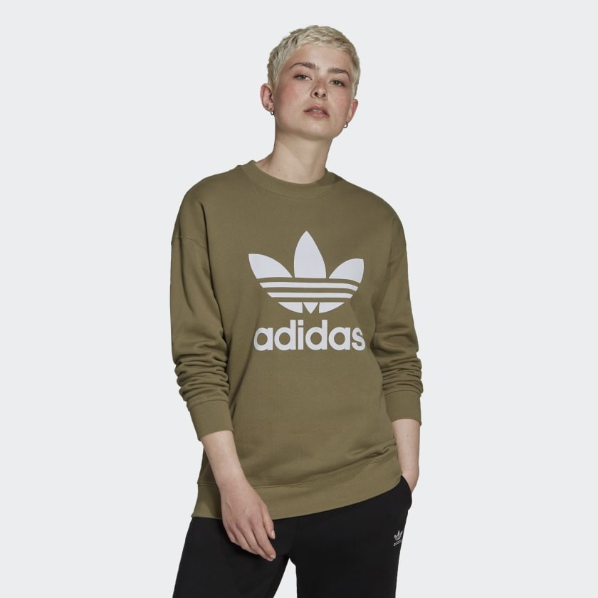 Trefoil Crew Sweatshirt | adidas (US)