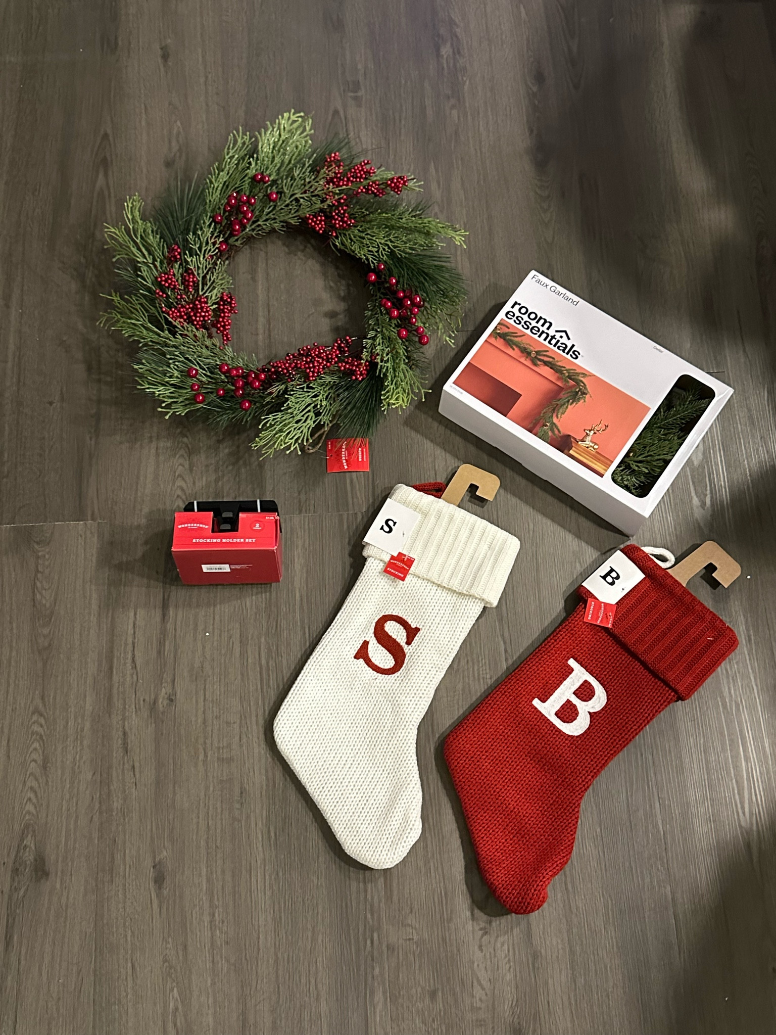 Christmas decor haul from target! we started shopping for our first married Christmas and found some holiday essentials - stockings, wreath, garland and stocking holder! so excited to decorate for the holiday season! 🎁🎄

#LTKSeasonal #LTKHome #LTKHoliday