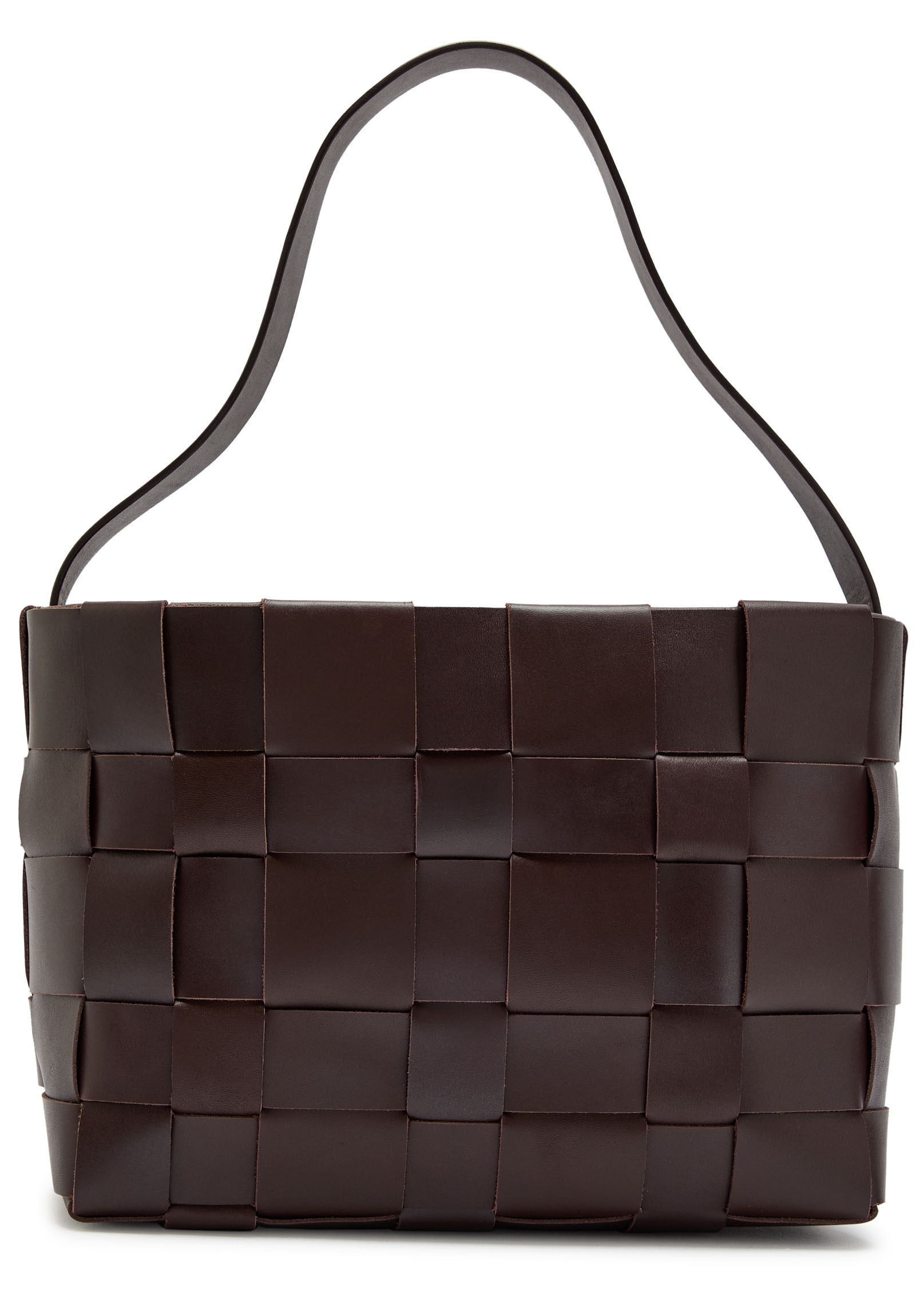 Woven mini leather tote | Harvey Nichols