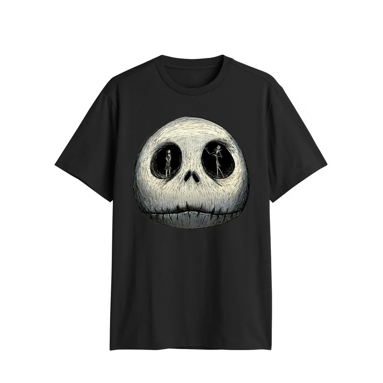 Nightmare Before Christmas, Men's & Big Men's Graphic Crew Neck Tee, Jack Sally Eyes, Sizes S-3XL | Walmart (US)