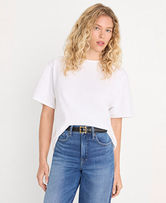 Women's Short-Sleeve Oversized T-Shirt | Macy's