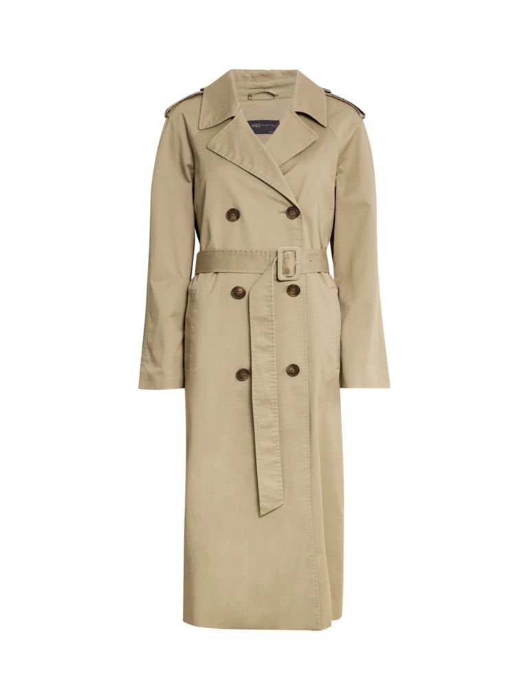 Cotton Rich Longline Trench Coat | Marks & Spencer (UK)