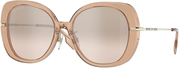 BURBERRY Sunglasses BE 4374 F 37797I Eugenie Brown Mirror Gra | Amazon (US)