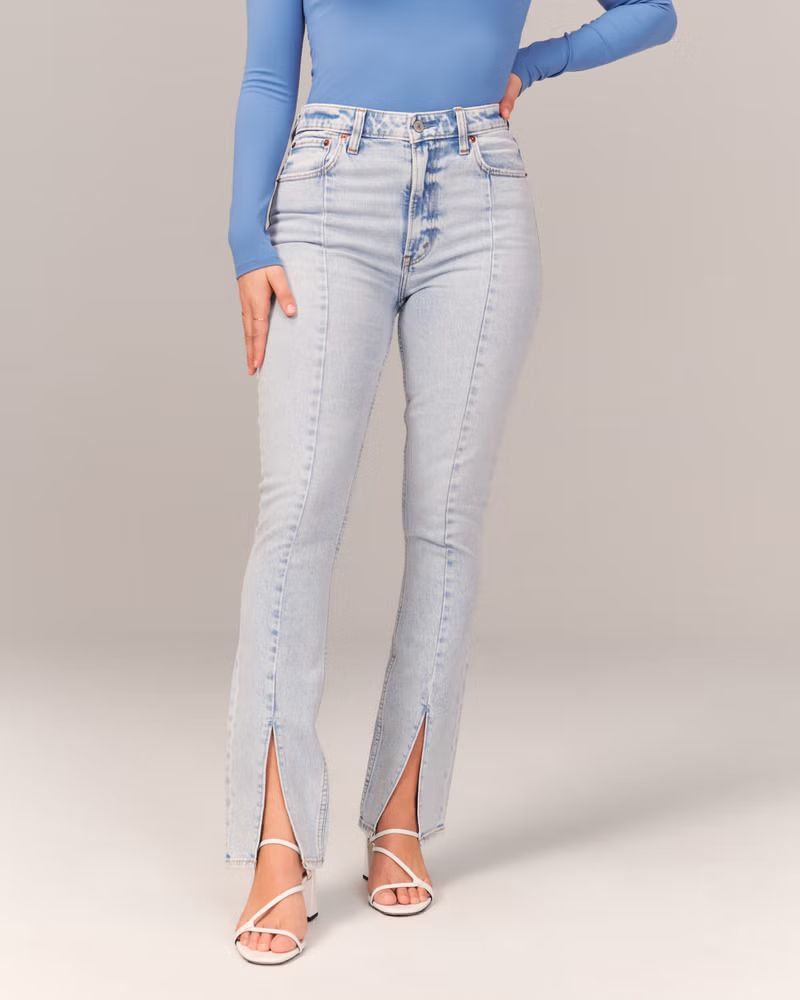 Women's Curve Love High Rise Skinny Jean | Women's Bottoms | Abercrombie.com | Abercrombie & Fitch (US)