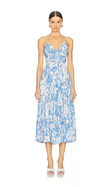 ASTR the Label Blythe Dress in Blue Floral from Revolve.com | Revolve Clothing (Global)