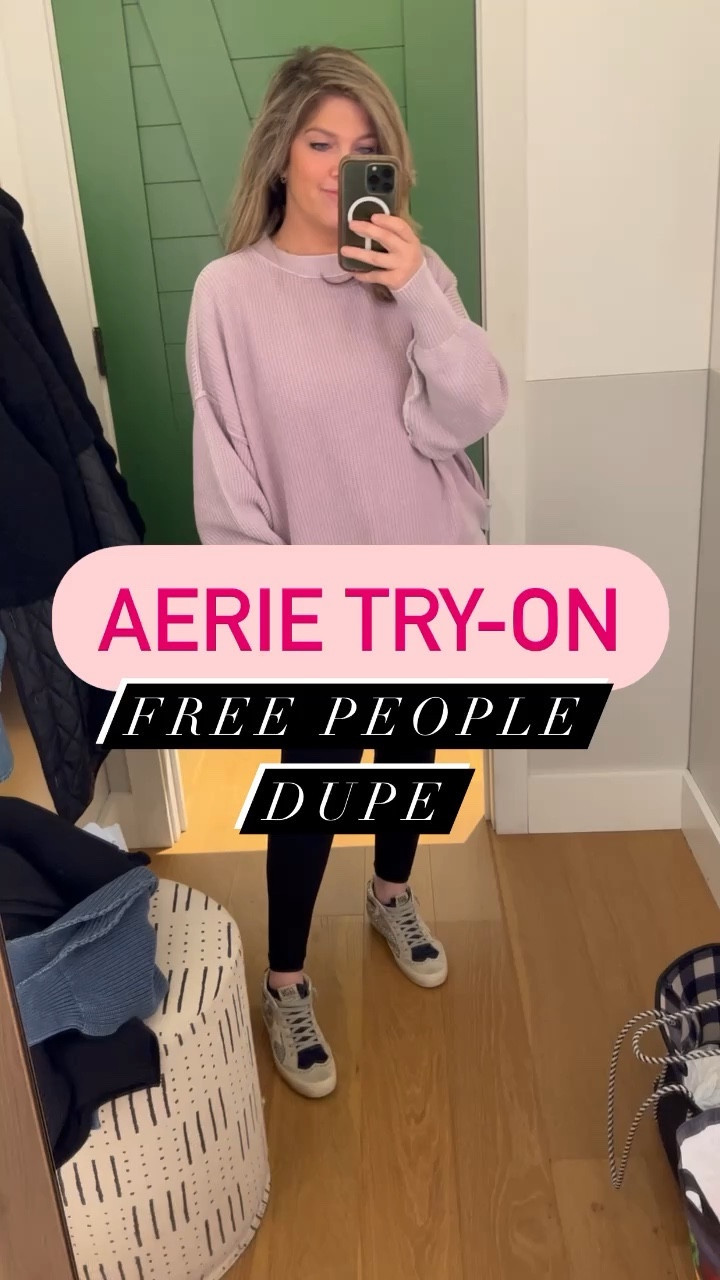 OMG…Found a total dupe for the #FreePeople easy street tunic (which I’ve been eyeing forever)! This one from @aerie is 1/3 of the price and I. am. obsessed! Comment LINK and we’ll send the link directly to you - or shop via the link in our bio or in stories! #moms #momsofinstagram #freepeople #freepeoplestyle #aeriereal #ootd #dupe #dupes 

#LTKsalealert #LTKunder50 #LTKFind