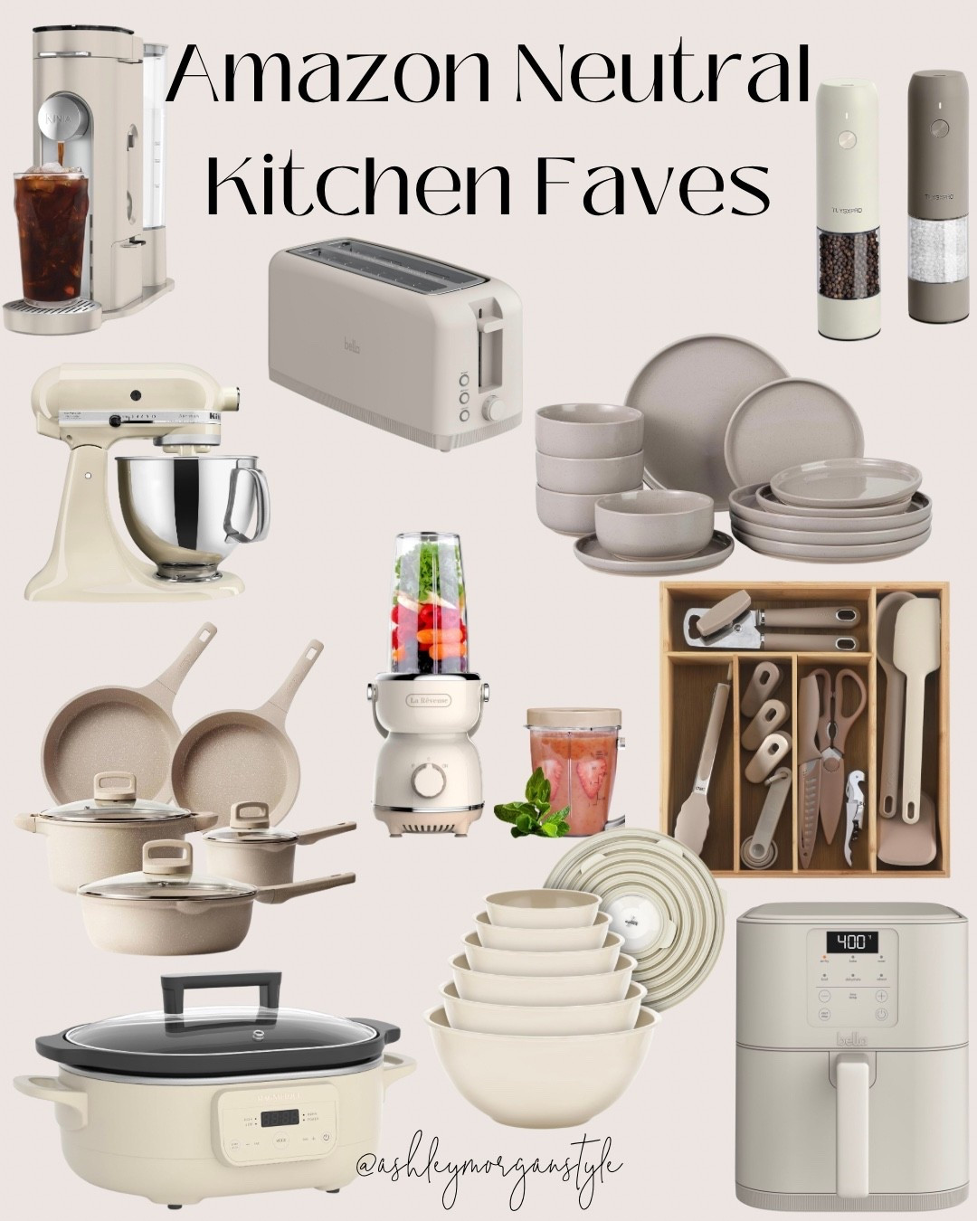 Rounding up some of my fave neutral kitchen items + linking a few more not pictured. A bunch of them are on sale for Prime Day too ⭐️ 

#amazon #amazonprime #primeday #primedaydeals #homefinds #neutrals #neutralaesthetic #cookware #coffeemaker #toaster #crockpot #airfryer #aesthetic #aesthetickitchen #neutralkitchen #kitchenware #neutralhome #aesthetichome

#LTKSaleAlert #LTKFindsUnder100 #LTKHome