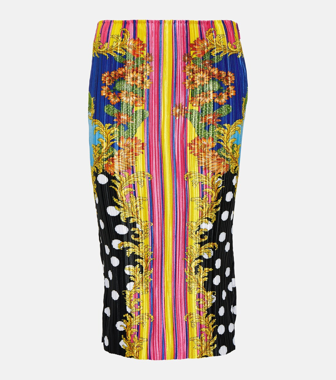Medusa Palm Springs plissé midi skirt | Mytheresa (US/CA)