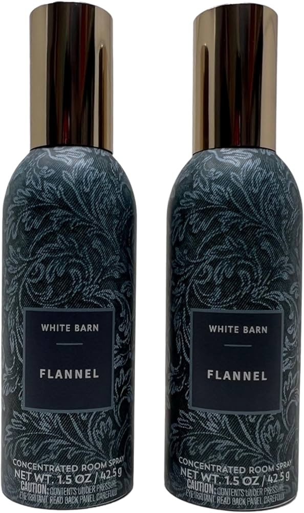 Bath and Body Works Flannel Concentrated Room Spray 2 Pack - 1.5 oz / 42.5 g grey | Amazon (US)