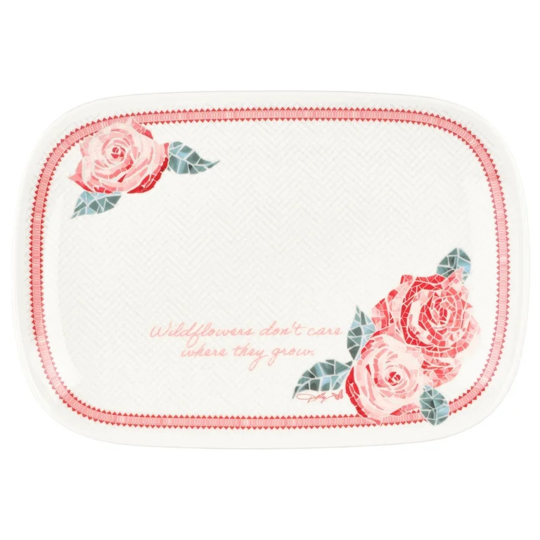 Dolly Parton Jeweled Mosaic 15in Tray Pink | Walmart (US)