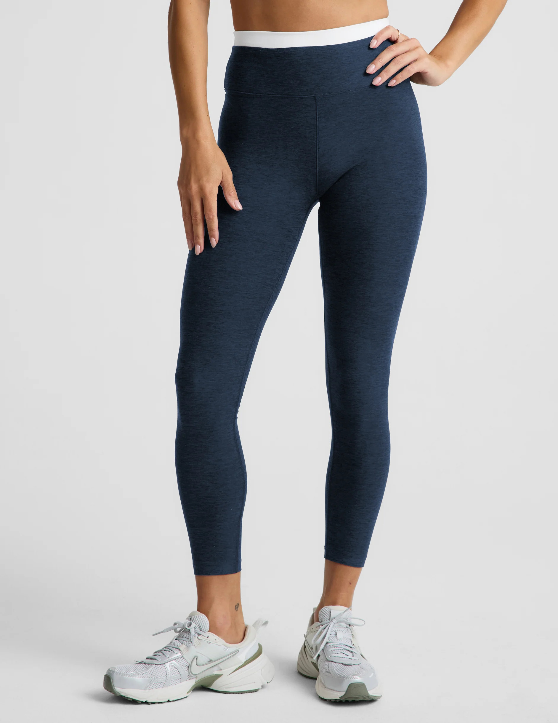 Spacedye Layered High Waisted Midi Legging | Beyond Yoga | Beyond Yoga